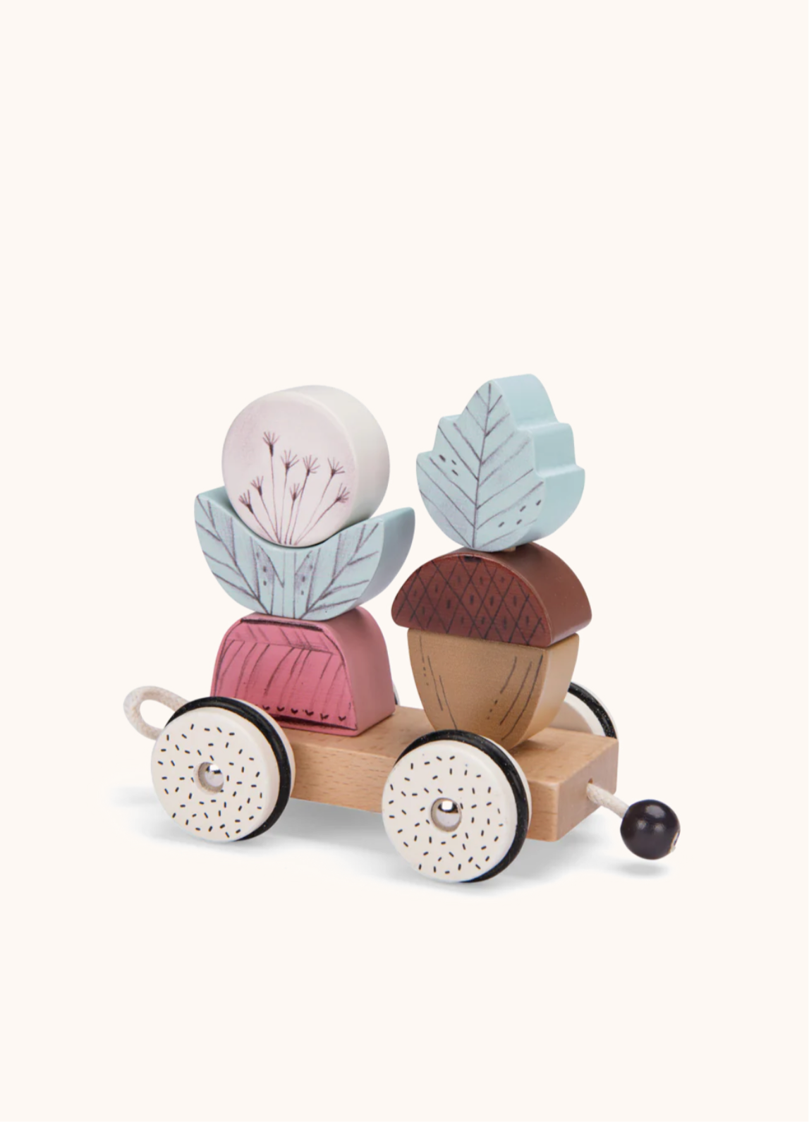 Pull along activity train "After The Rain" collection