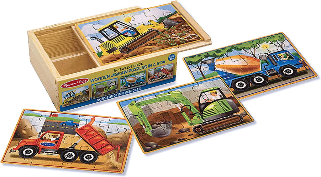 Wooden, Jigsaw puzzles in a box