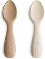 Silicone Toddler Starter Spoons 2-Pack