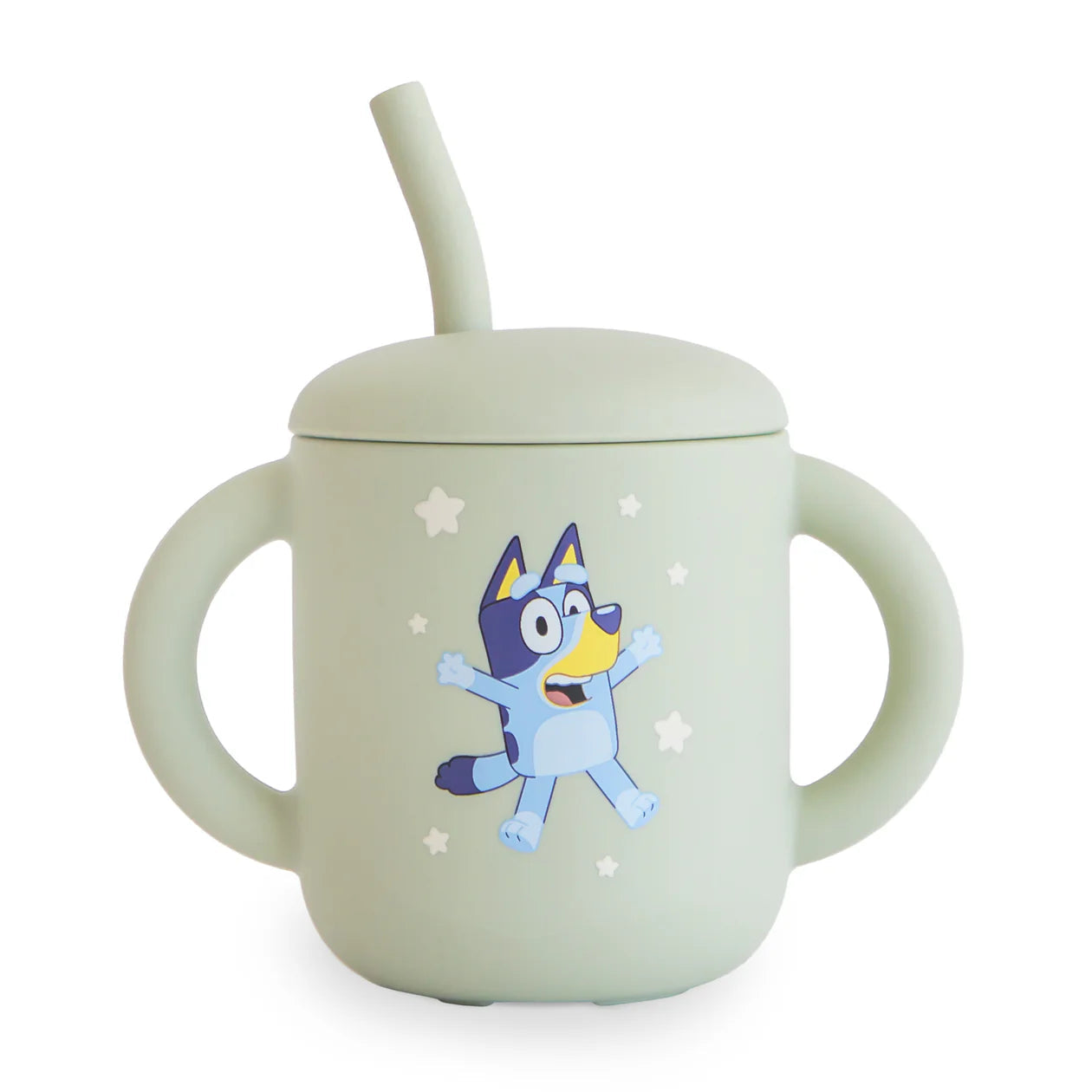 Silicone Training Cup + Straw