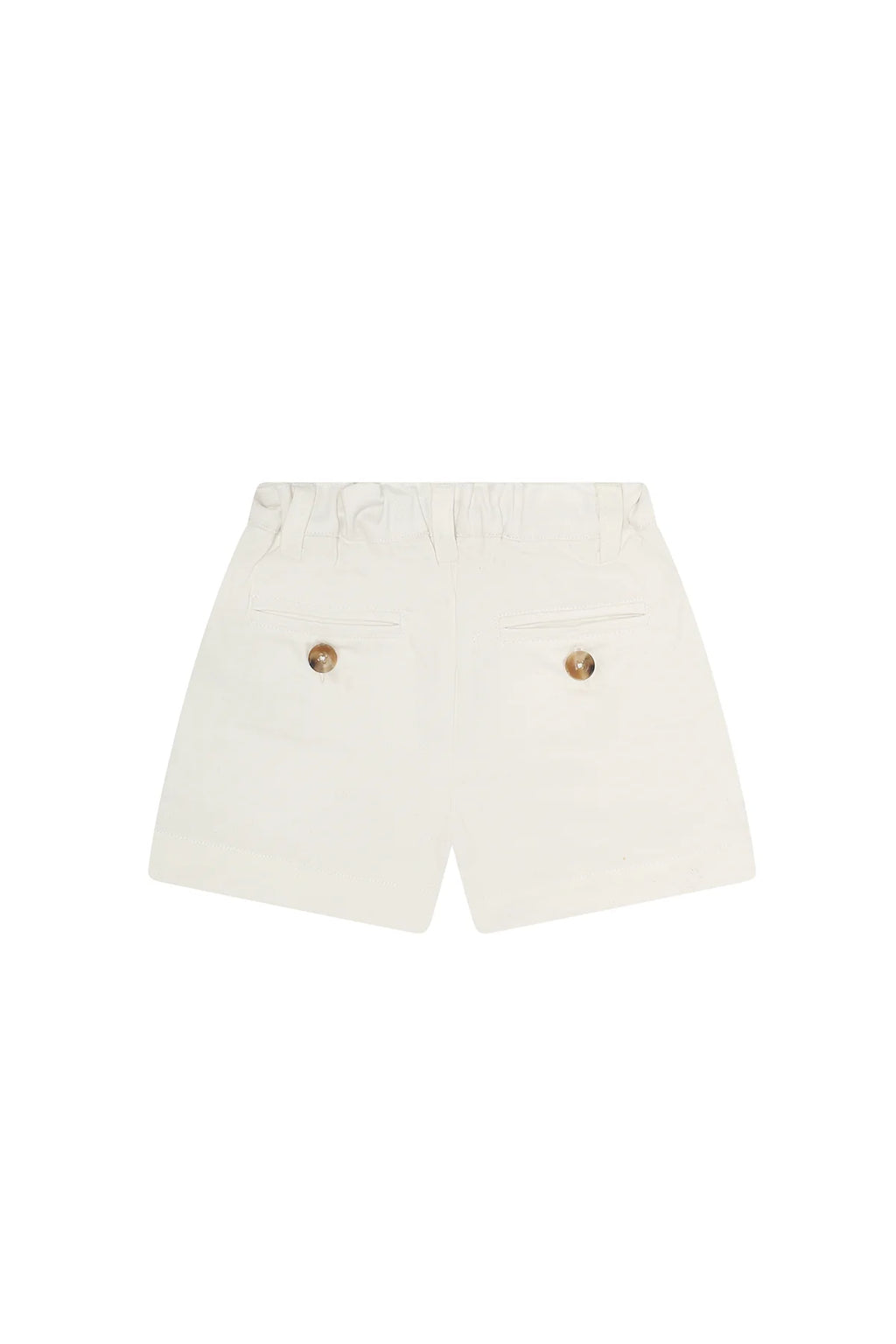 White Twill Shorts