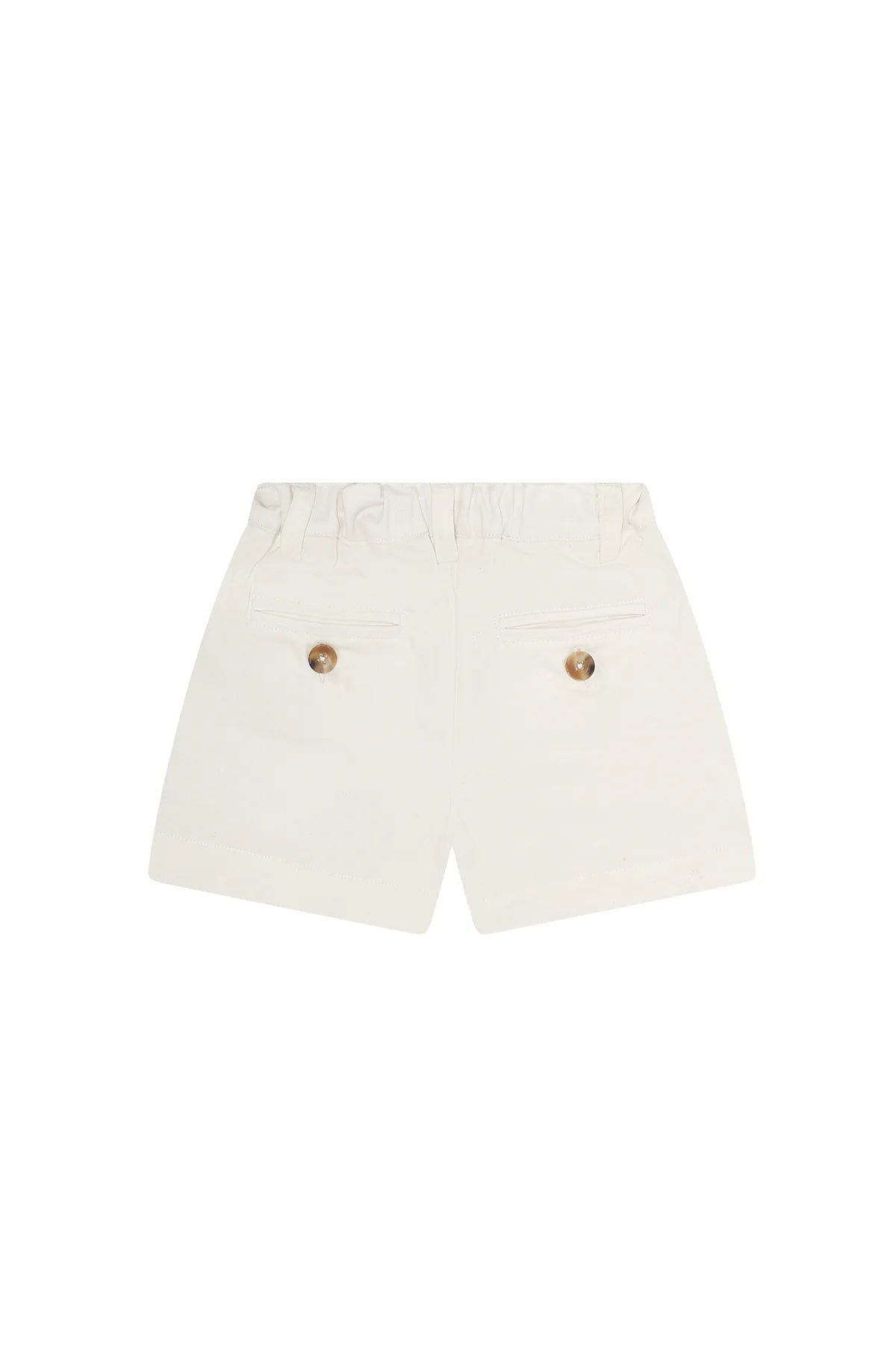 White Twill Shorts