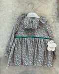 This floral print long-sleeve dress