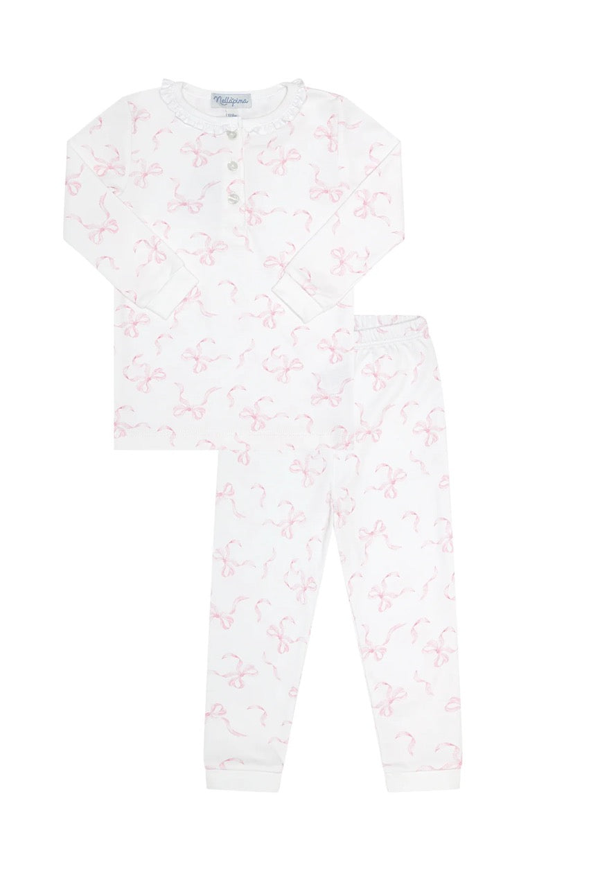 Charming Bows Print Pajamas
