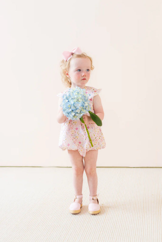 Spring garden girl bubble