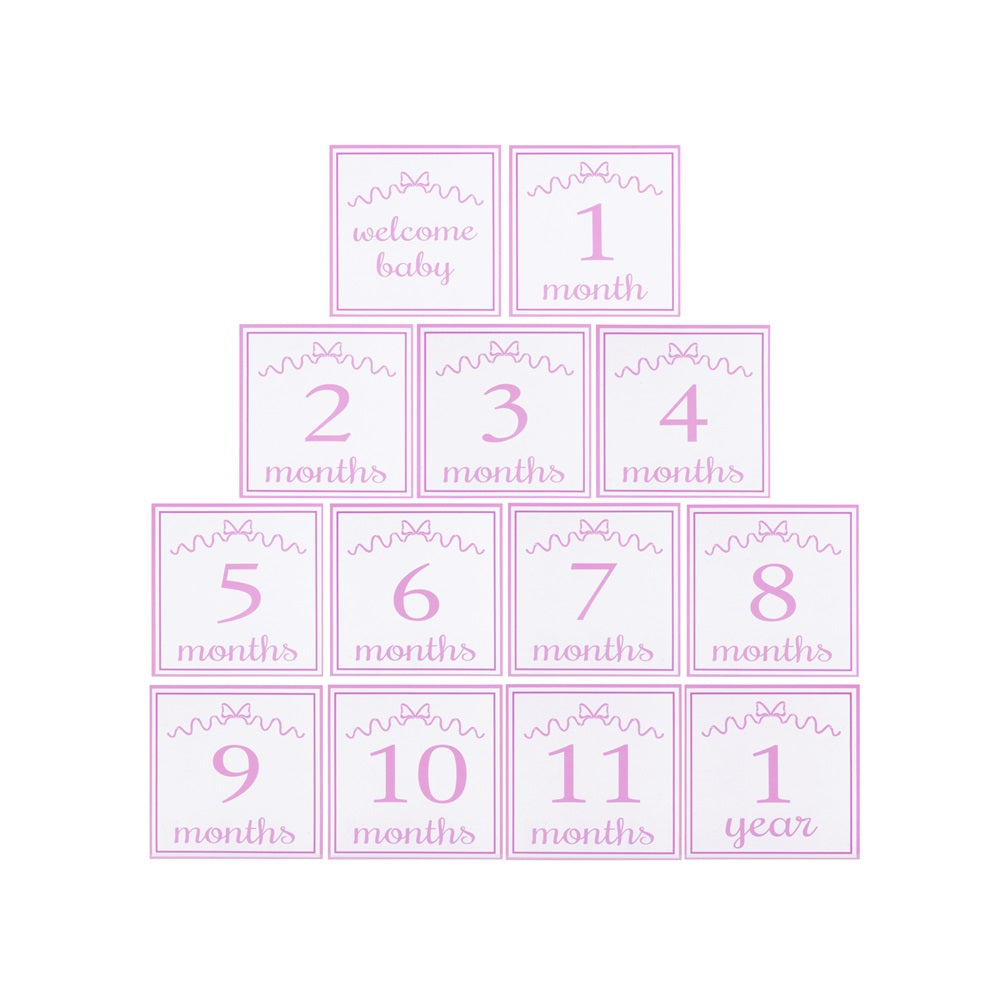 Baby Milestone Card