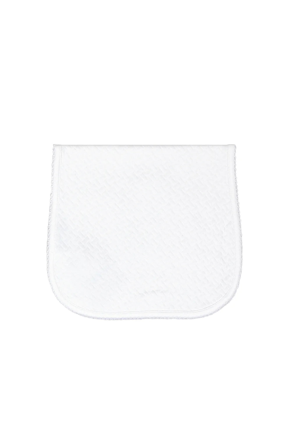 Basket Weave Baby Burp Cloth
