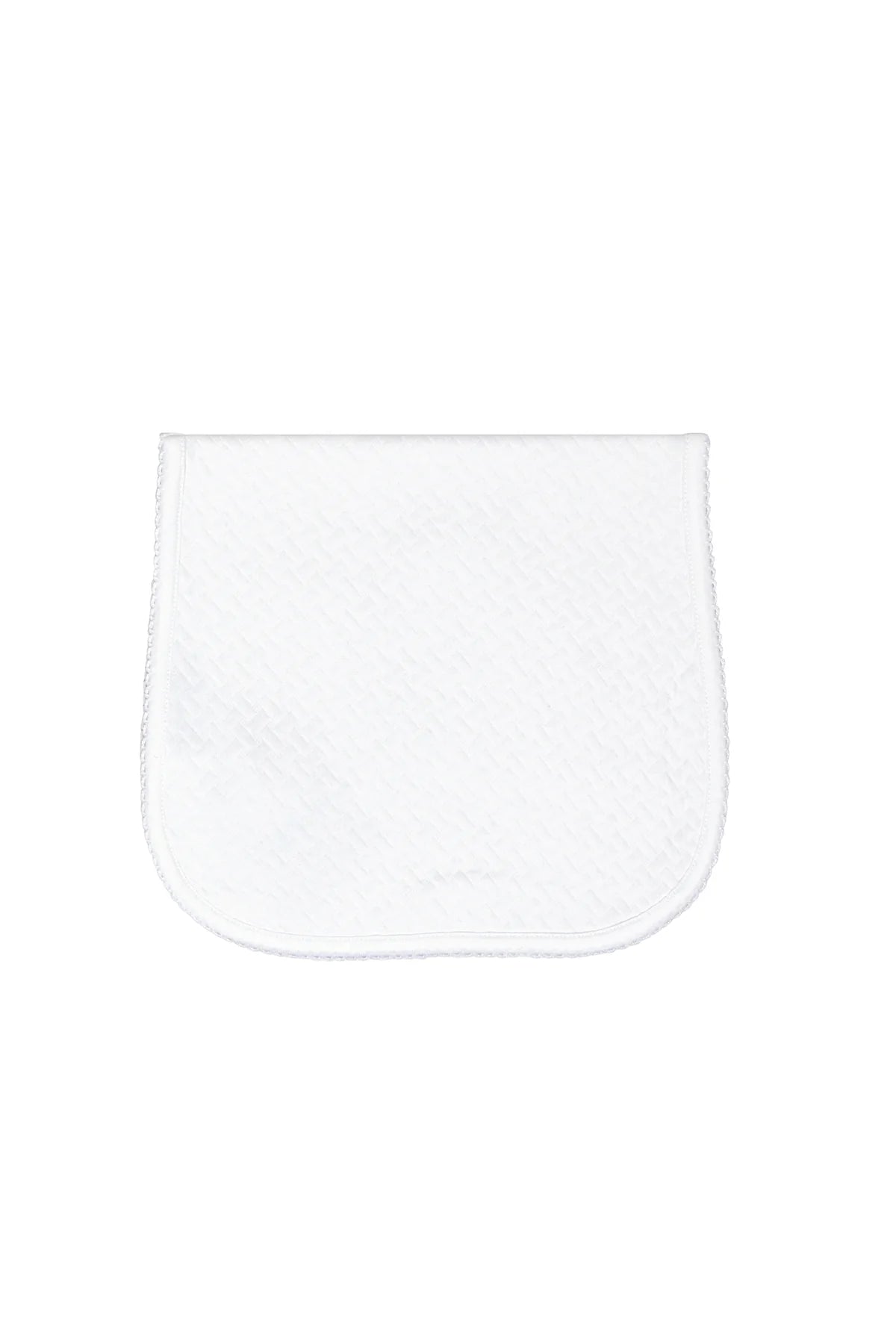 Basket Weave Baby Burp Cloth
