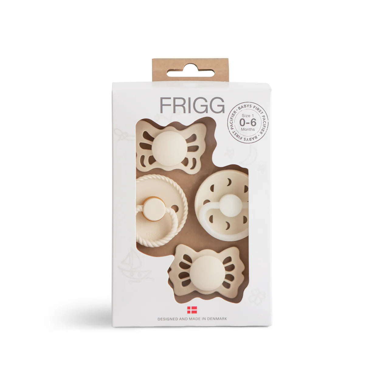 FRIGG Baby's First Pacifier Moonlight Sailing