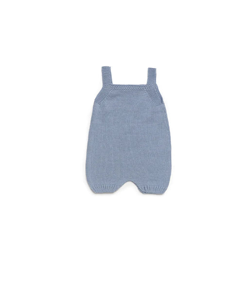 BABY KNITTED OVERALL WITH EMBROIDED HOT AIR BALOON DESIGN