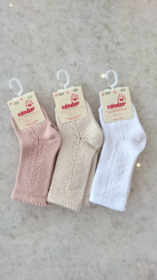 Calcetines cortos perlé