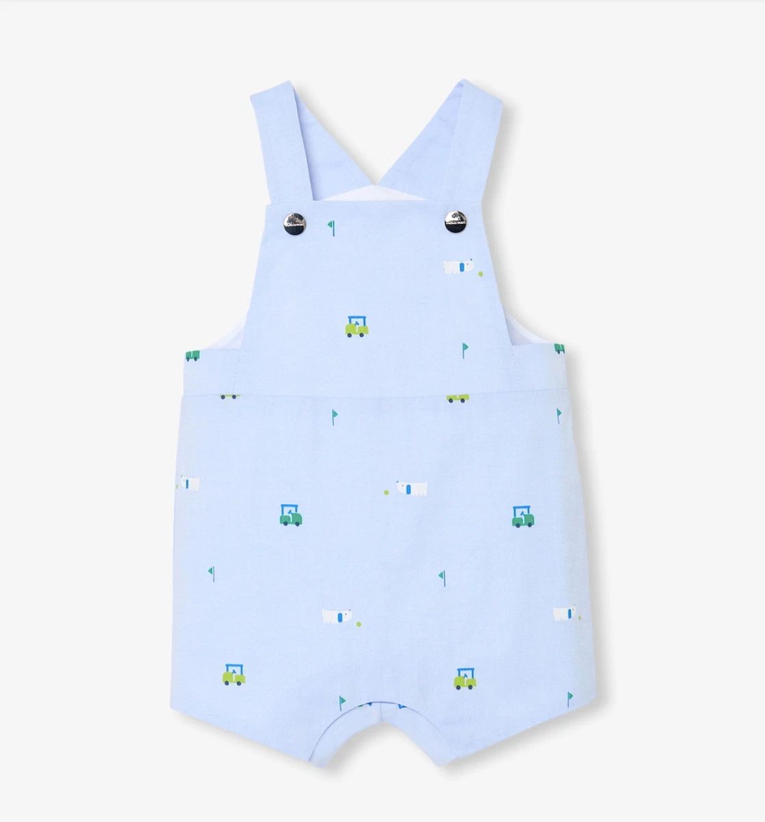 Conjunto Peto y camiseta con estampado de cochecitos de golf