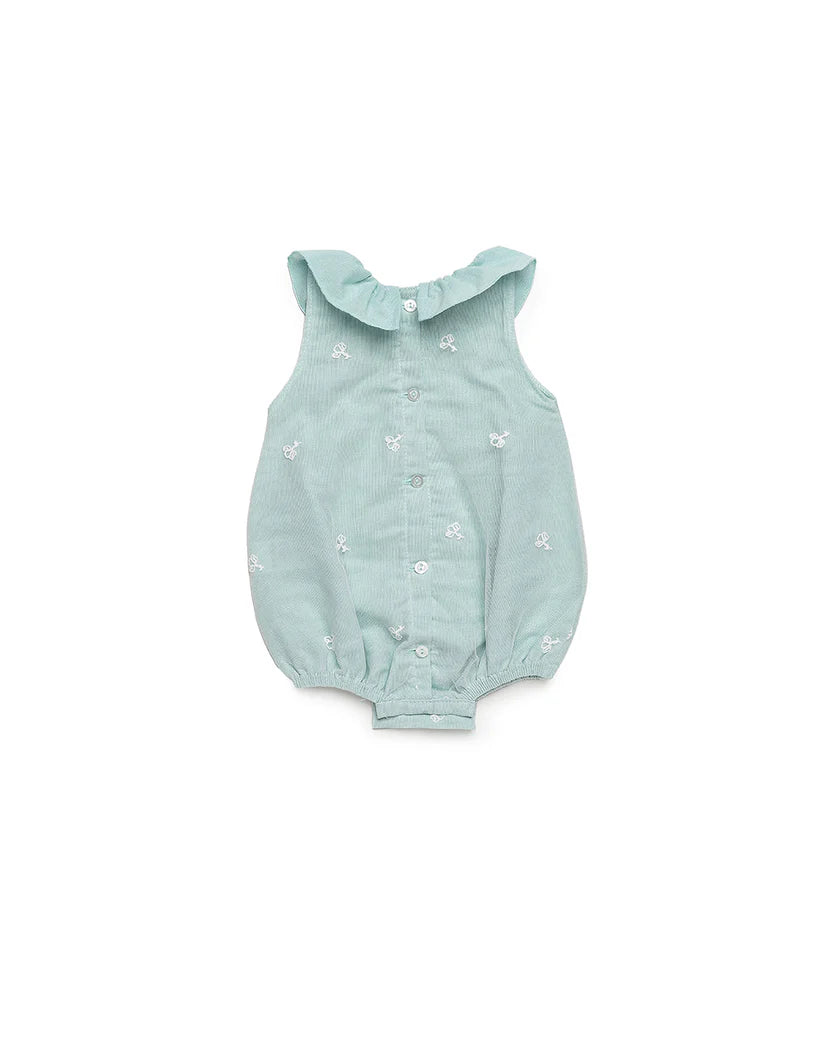 ONE-PIECE BABY ROMPER WITH LACE
