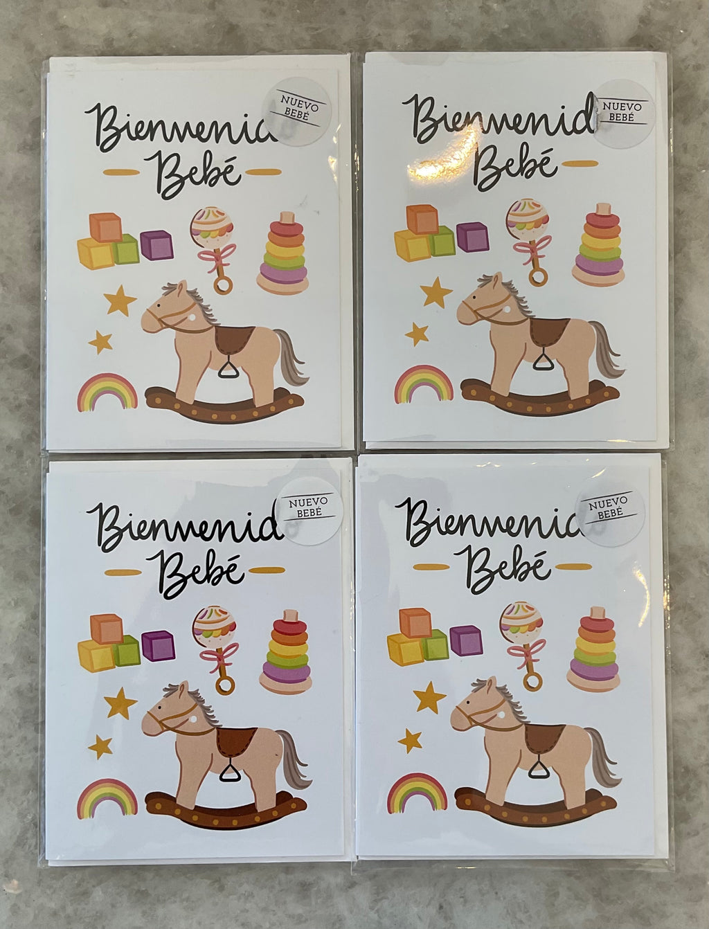 Tarjetas de Bienvenida de Bebe