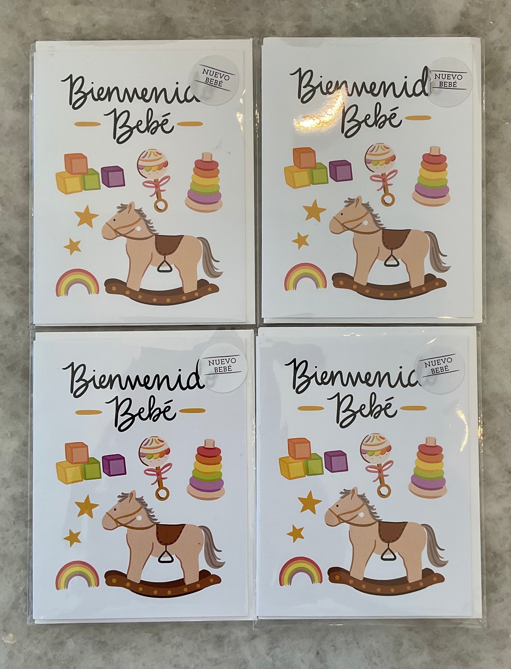 Tarjetas de Bienvenida de Bebe