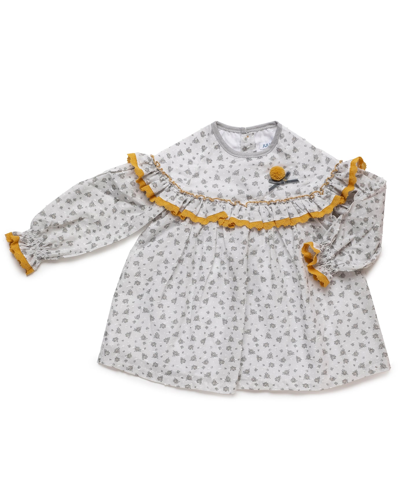 One Piece Flower Fabric Dress