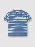 Striped polo shirt