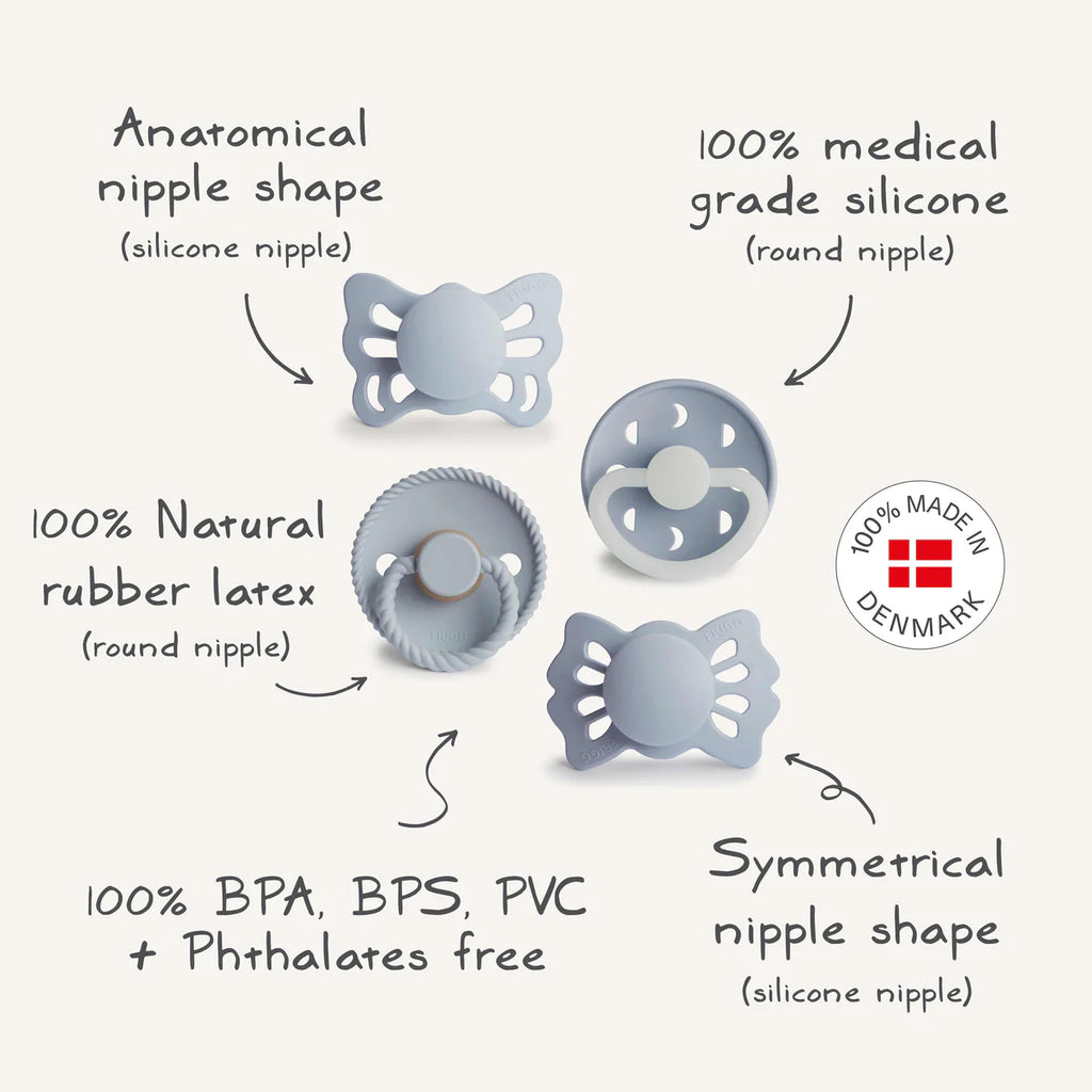 FRIGG Baby's First Pacifier Moonlight Sailing