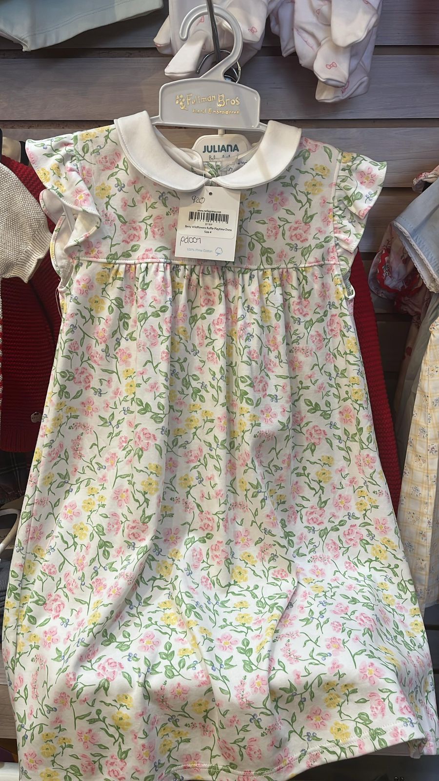 Vestido de jukebox con estampado floral