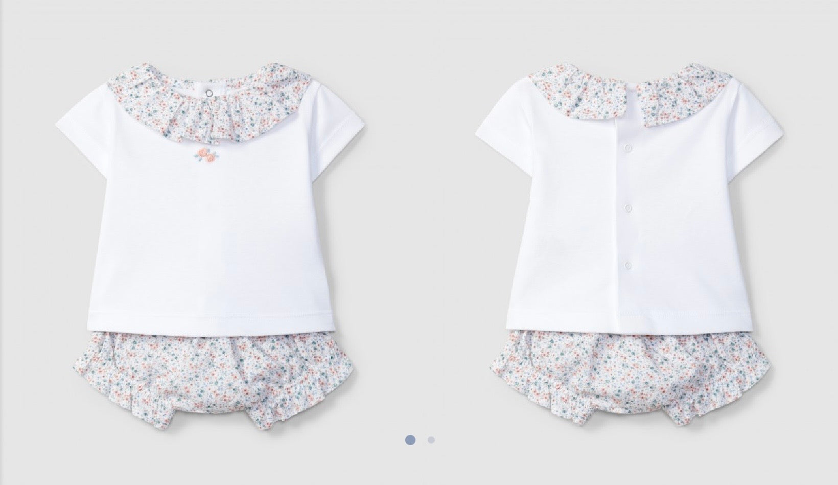 Conjunto de 2 piezas flores