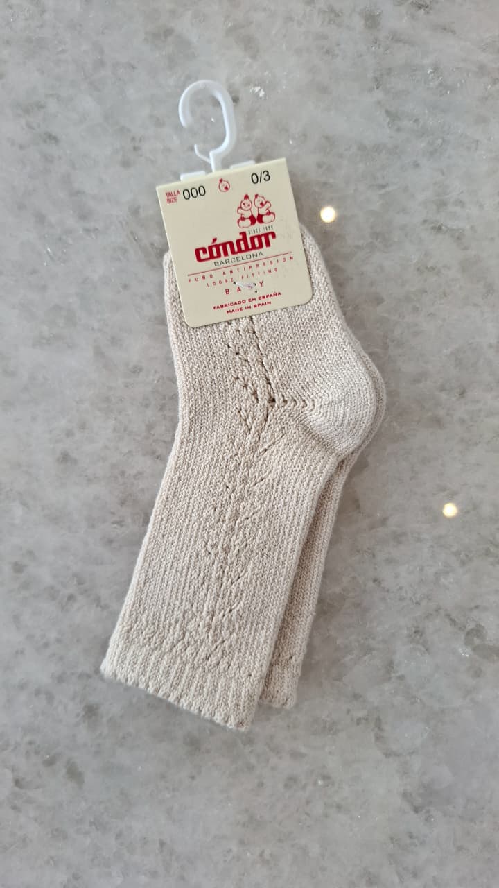 Calcetines cortos perlé