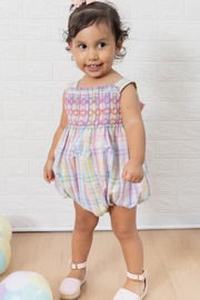 Esme Girl Bubble- Pastel Gingham