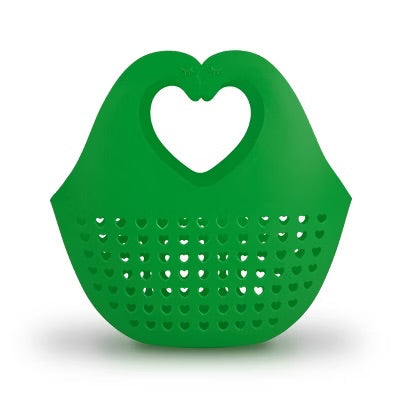 Laundry basket, made of plastic, with carrying handles, portable, large capacity