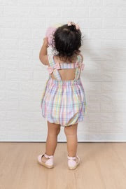 Esme Girl Bubble- Pastel Gingham