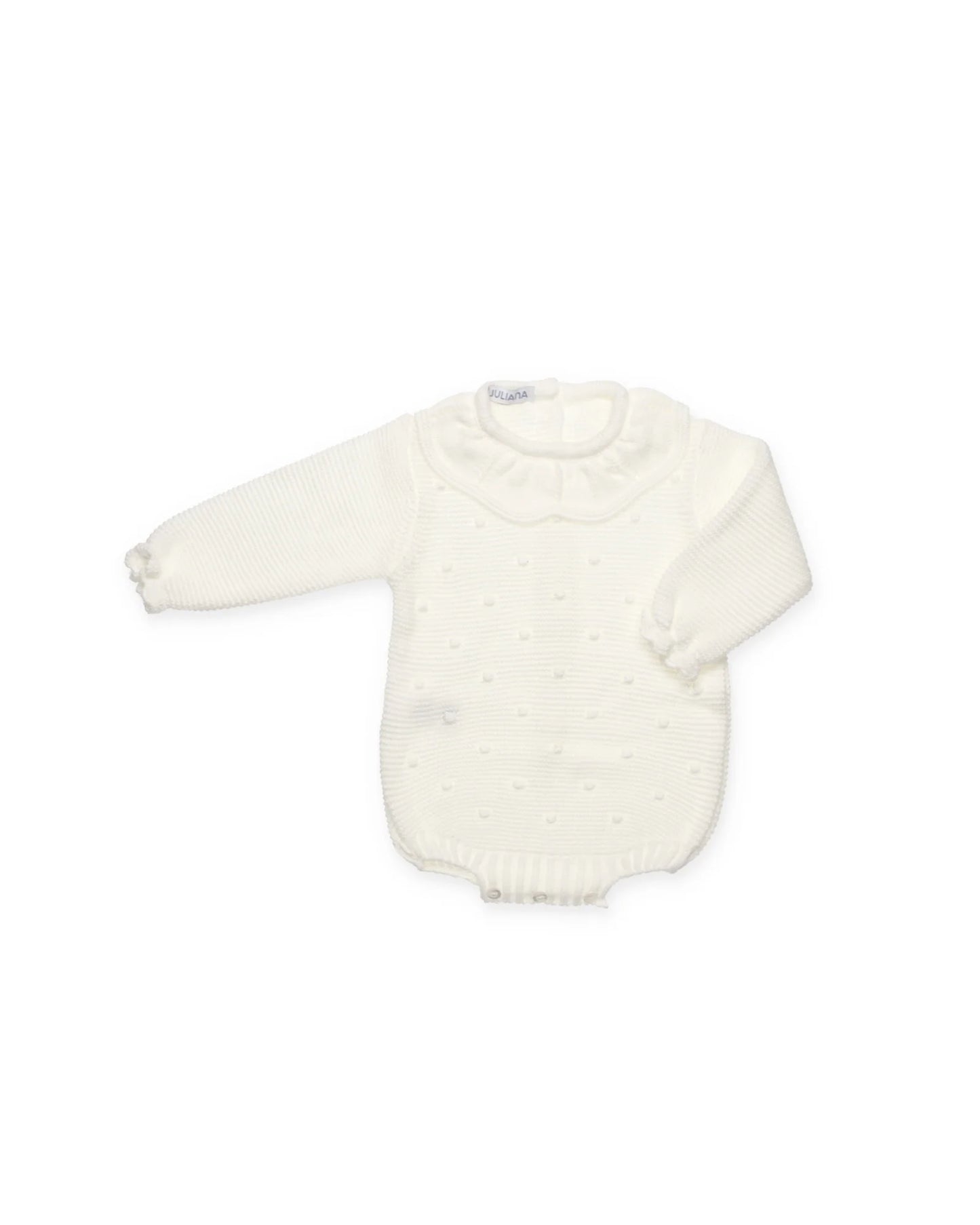 Knitted Romper White